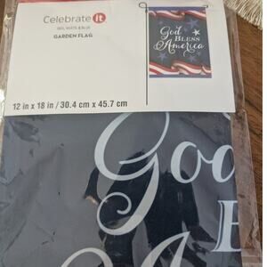Garden Flag 12"x18" God Bless America